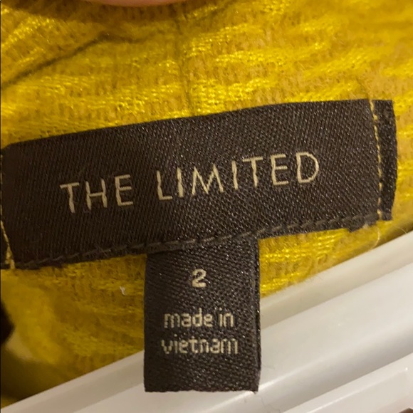 Marigold yellow wool and poly skirt - Picture 3 of 4